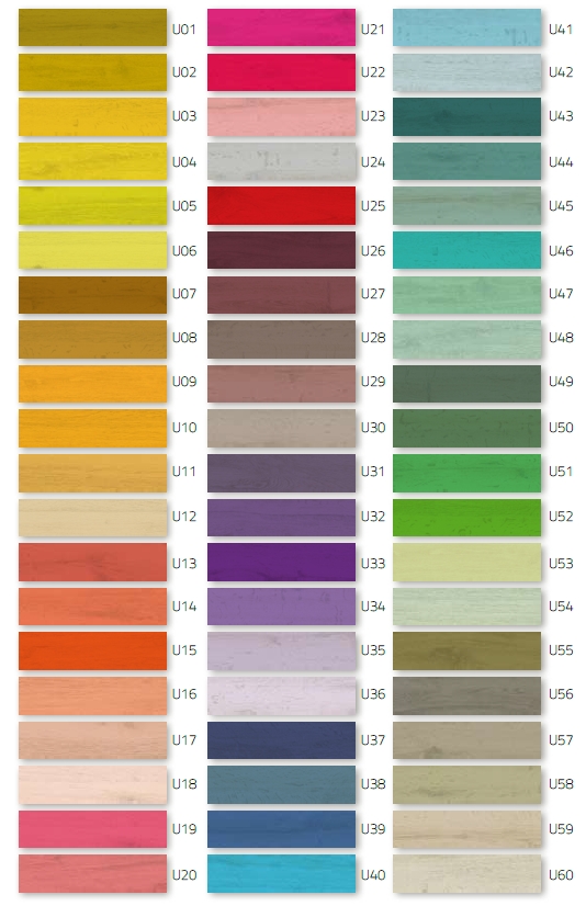 Płytki kolorowe, kolekcja U-color